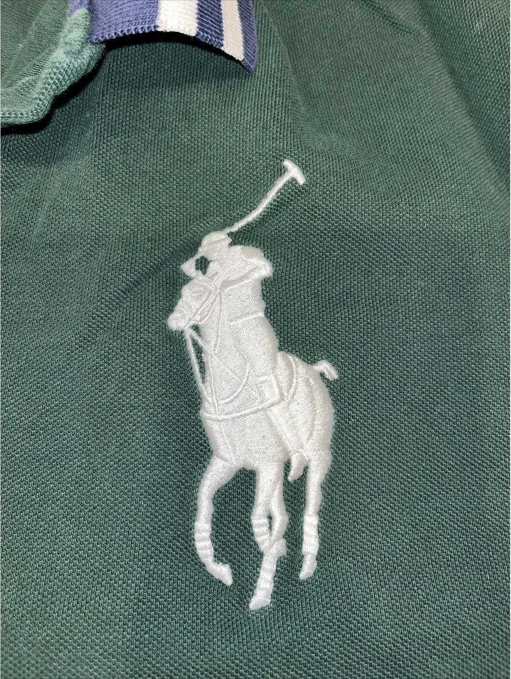 Polo Ralph Lauren Big Pony Crest US FLAG Polo Shirt Short Sleeve XXL